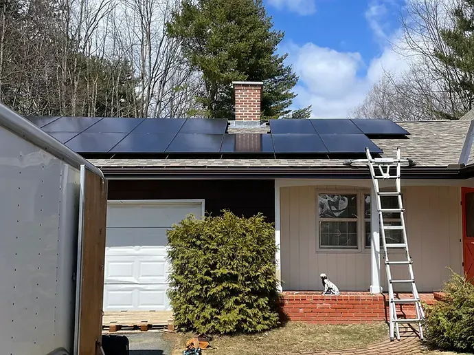 Newport Center, VT 7.29 kW residential home with solar panels 