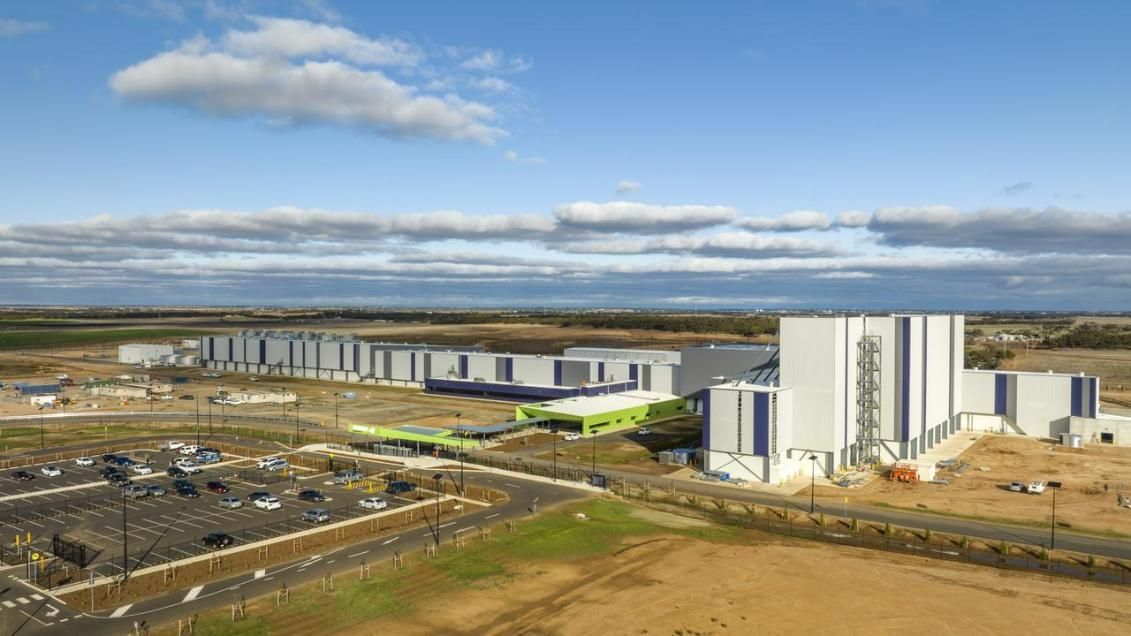 Aerial View of a Large Modern Industrial Facility — Arctic Installations in Winnellie, NT