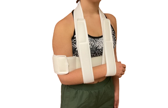 Bendaggio per immobilizzazione omero