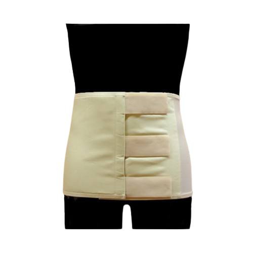 CINTURA ADDOMINALE STECCATA TRE VELCRI