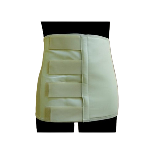 CINTURA ADDOMINALE STECCATA QUATTRO VELCRI