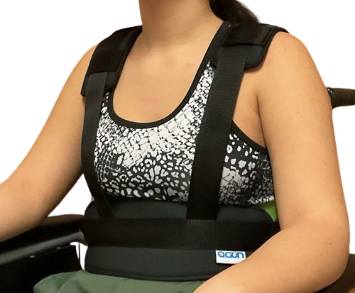 Fascia addominale di contenimento con bretelle