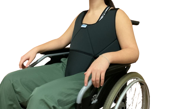 Pettorina di contenimento con supporto pelvico