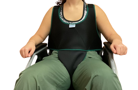 Pettorina di contenimento con supporto pelvico AIR