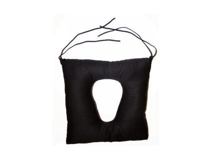 CUSCINO IN FIBRA CAVA SILICONATA CON FORO CENTRALE