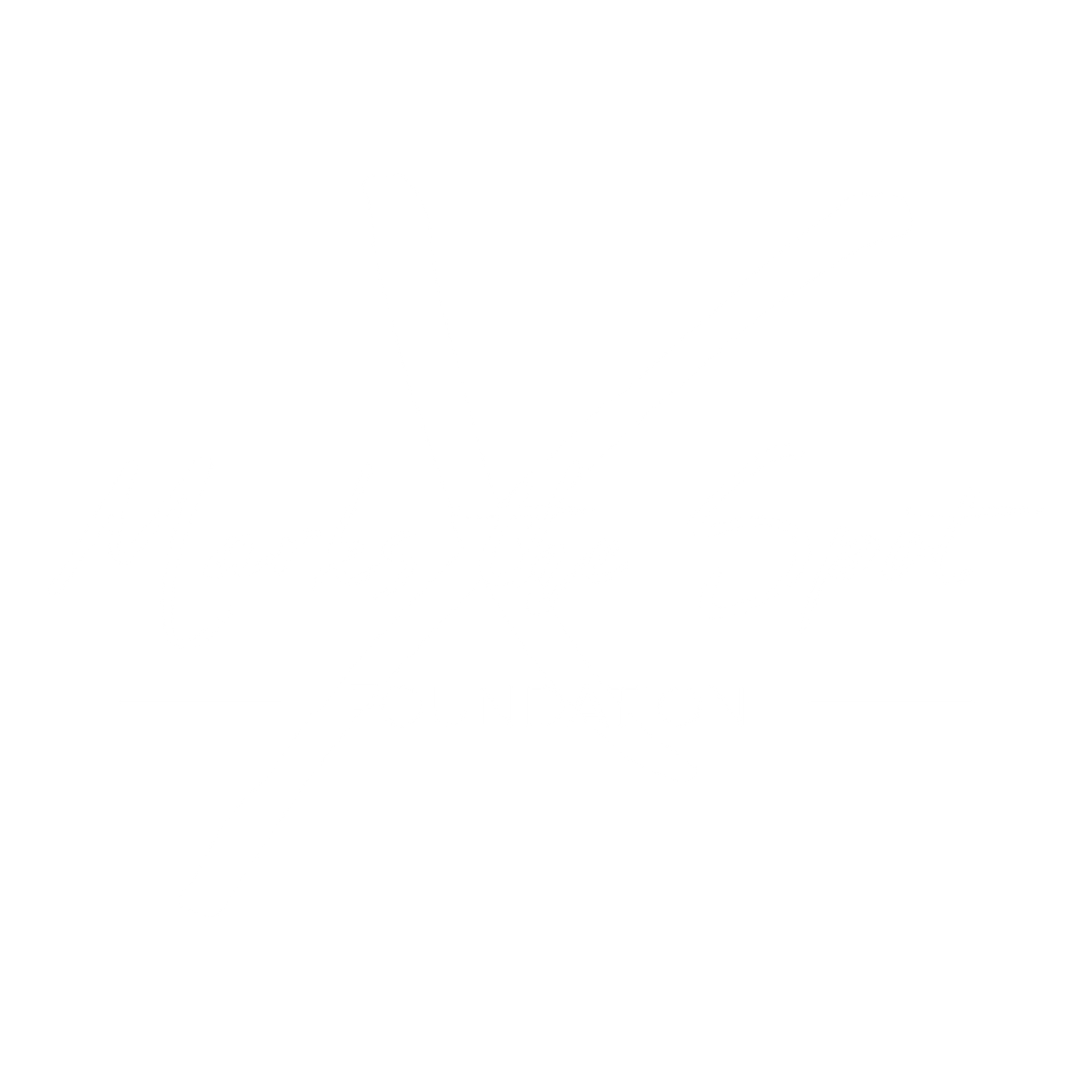 The logo for marks the spot foundation is white on a black background.