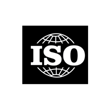 A black and white iso logo with a globe in the middle.