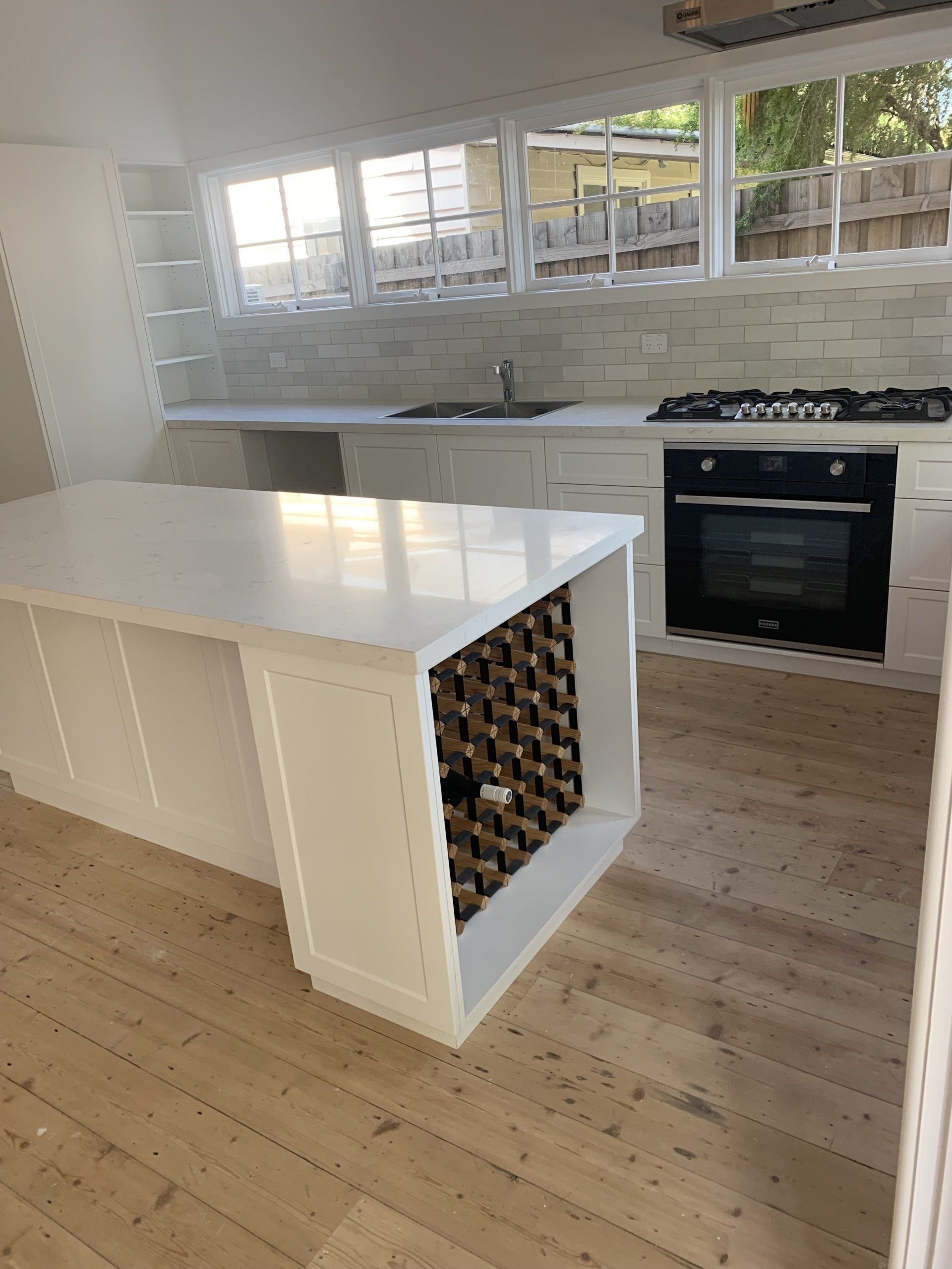 interior of  a kitchen
