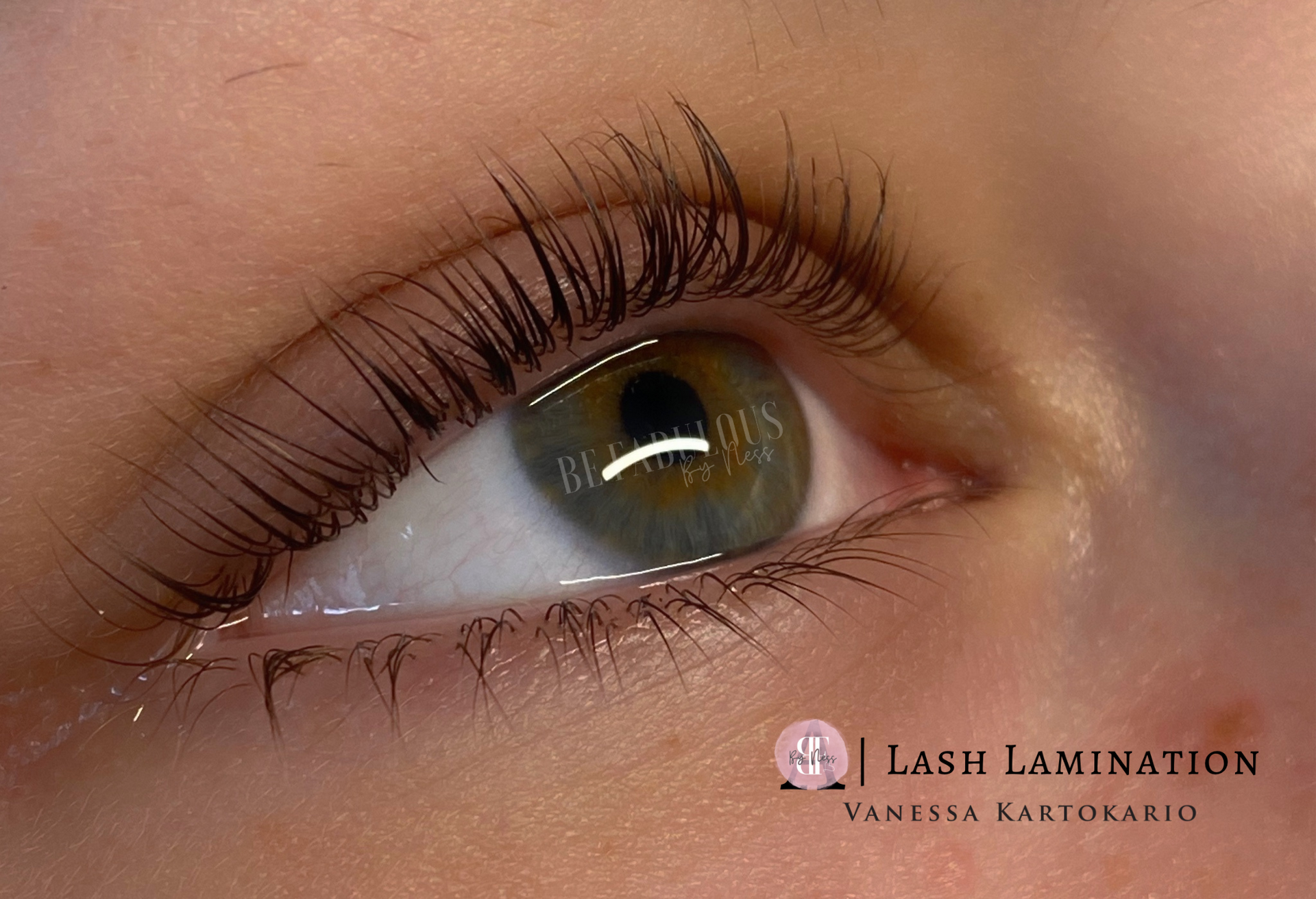 Lash lamination: na een wimper lift behandeling 