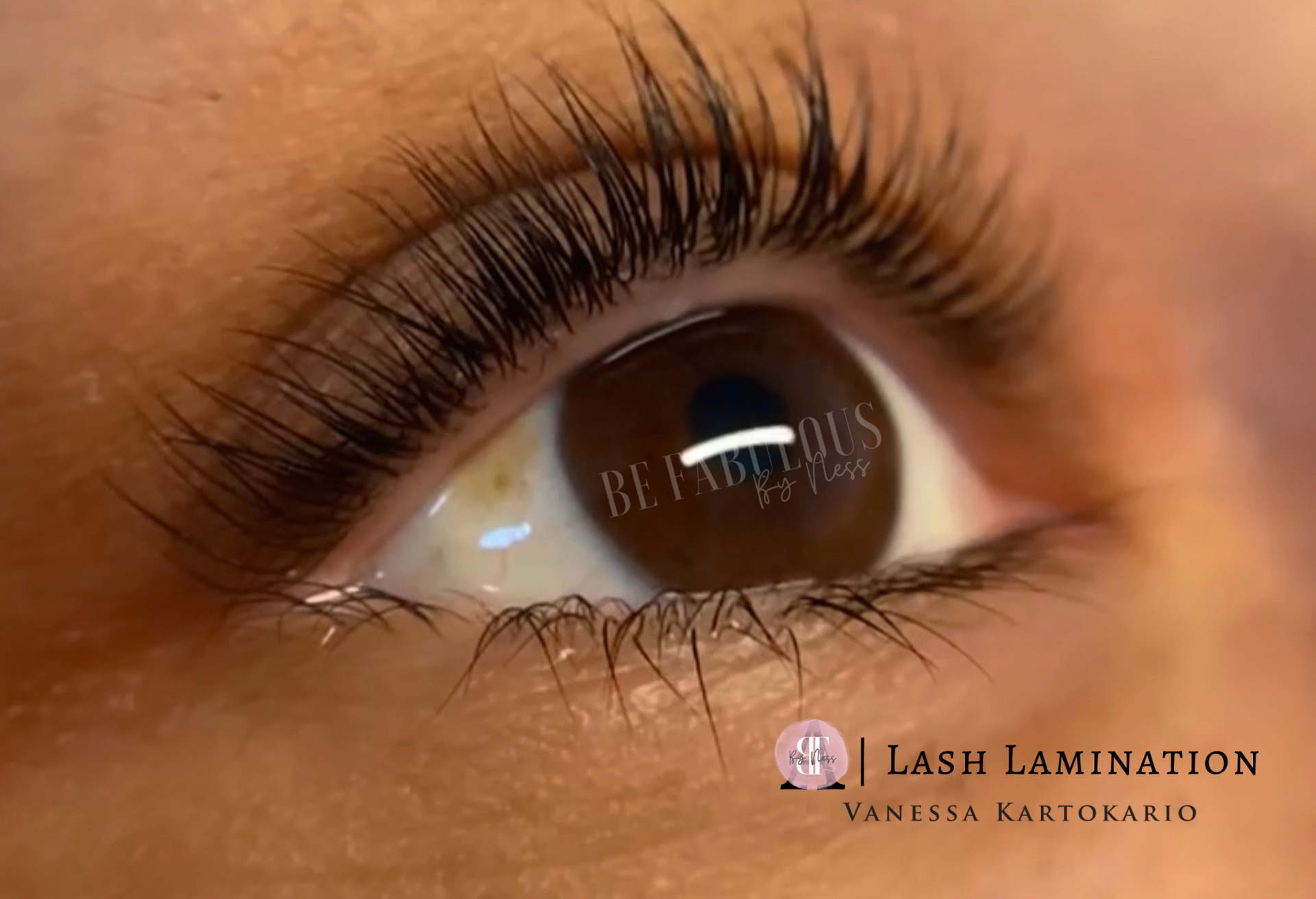 Lash lamination: na een wimper lift behandeling 