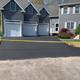 An asphalt replacement in Canton MA by Norfolk Asphalt Paving & Excavation