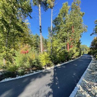 An asphalt replacement in Canton MA by Norfolk Asphalt Paving & Excavation