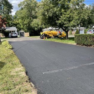 An asphalt replacement in Canton MA by Norfolk Asphalt Paving & Excavation