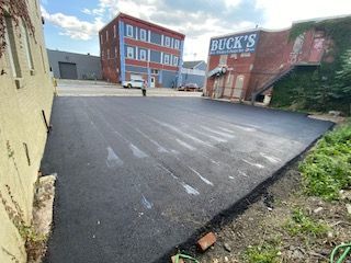 A commercial asphalt parking lot in Canton MA by Norfolk Asphalt Paving & Excavation