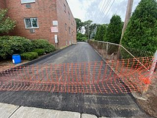 A commercial asphalt parking lot in Canton MA by Norfolk Asphalt Paving & Excavation