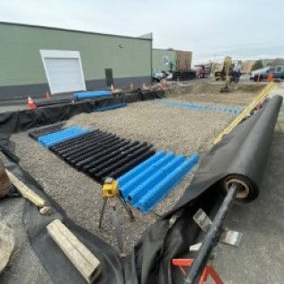 Drainage solutions in Canton MA provided by Norfolk Asphalt Paving & Excavation