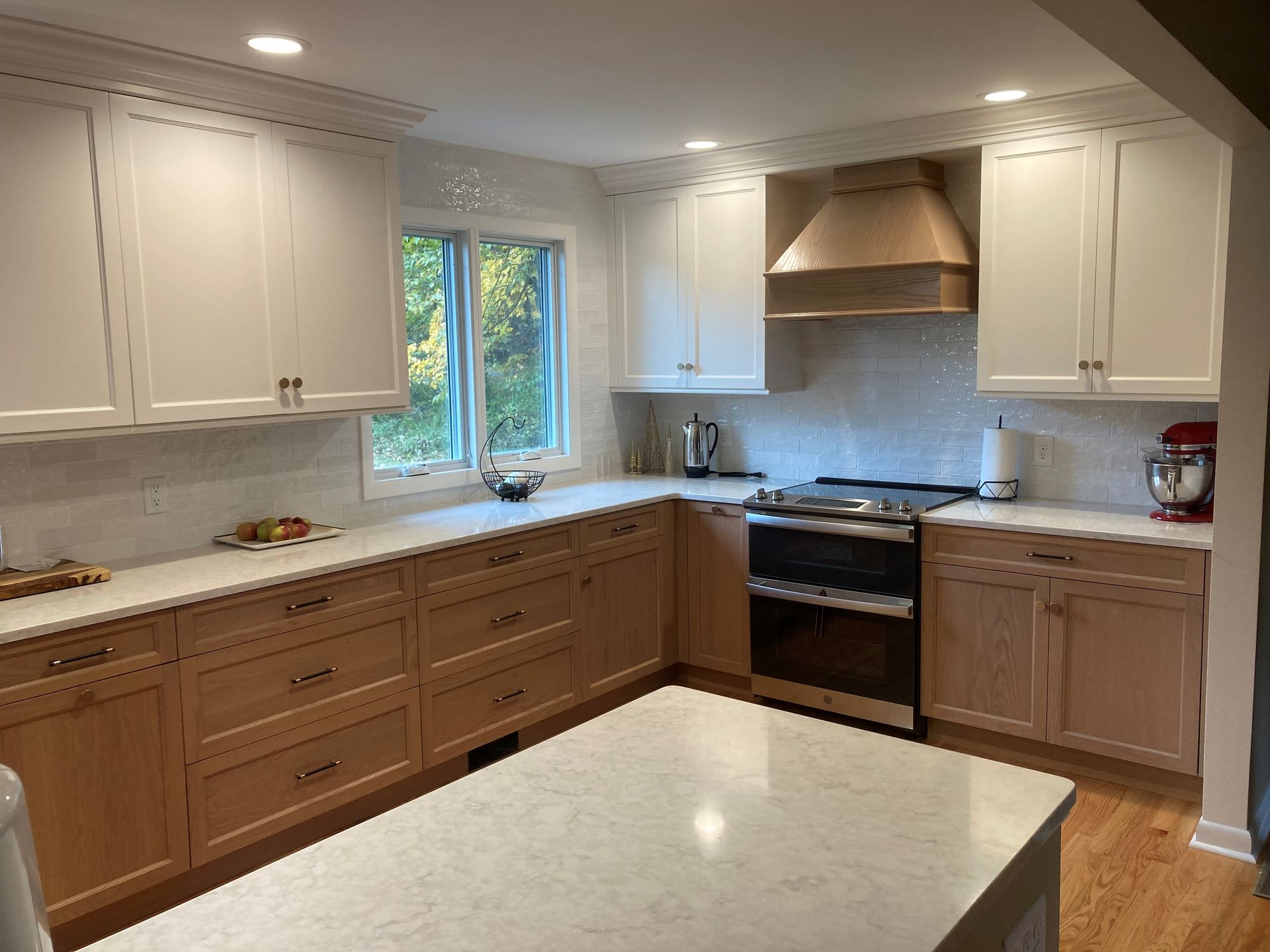 A busy kitchen – Guilford, CT - Red Door Kitchen & Bath Studio