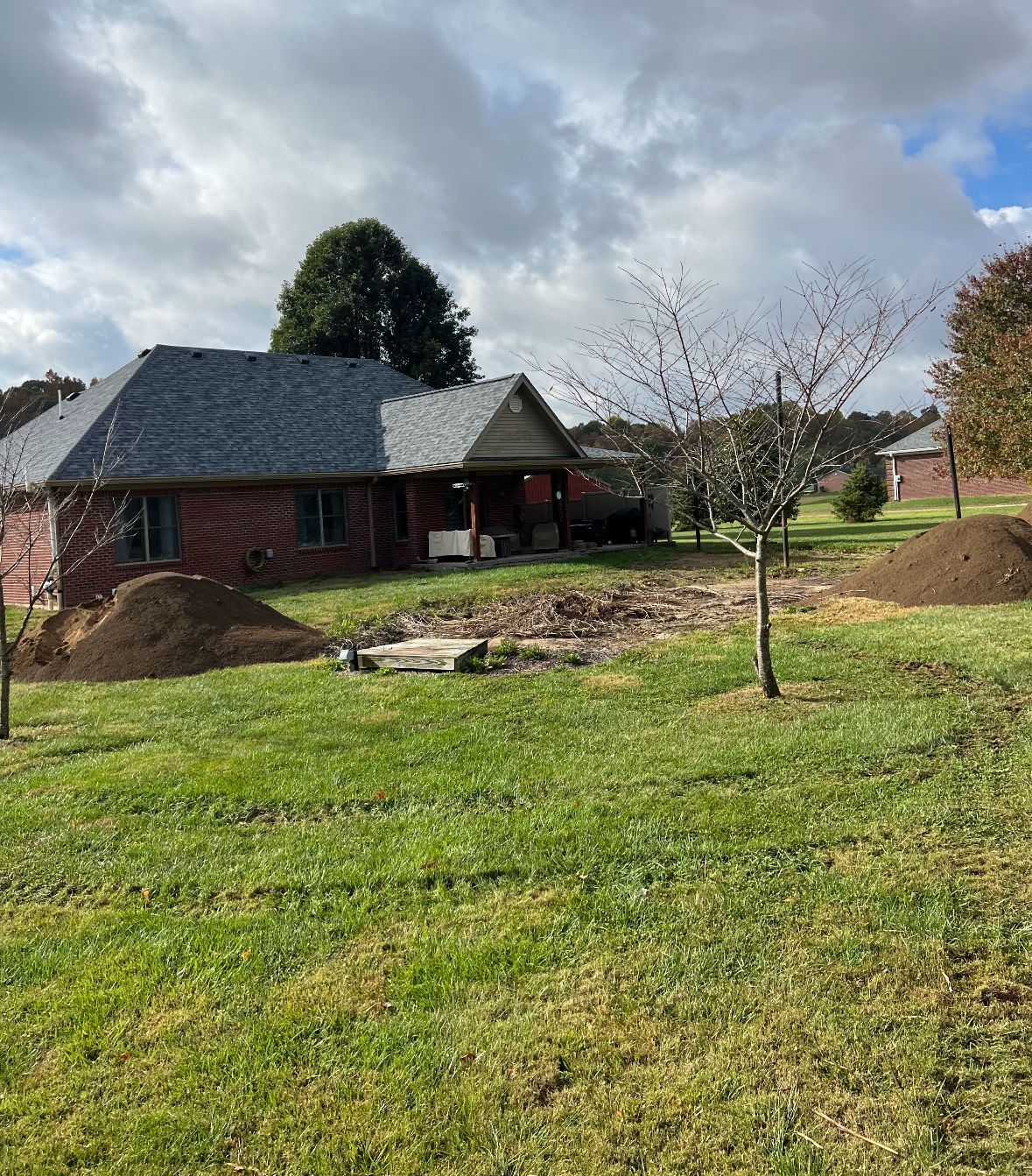 Yard Regraded | Scottsburg, IN | Babbs Land Management LLC