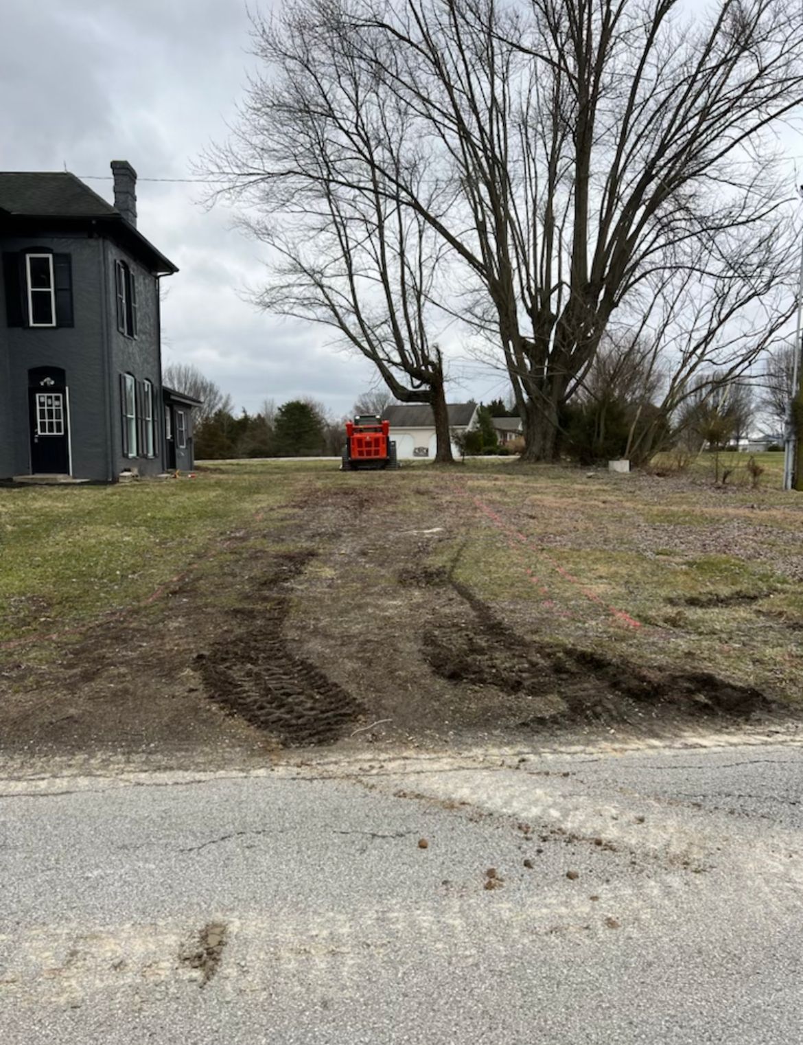Before Driveway Installation — Scottsburg, IN — Babbs Land Management LLC