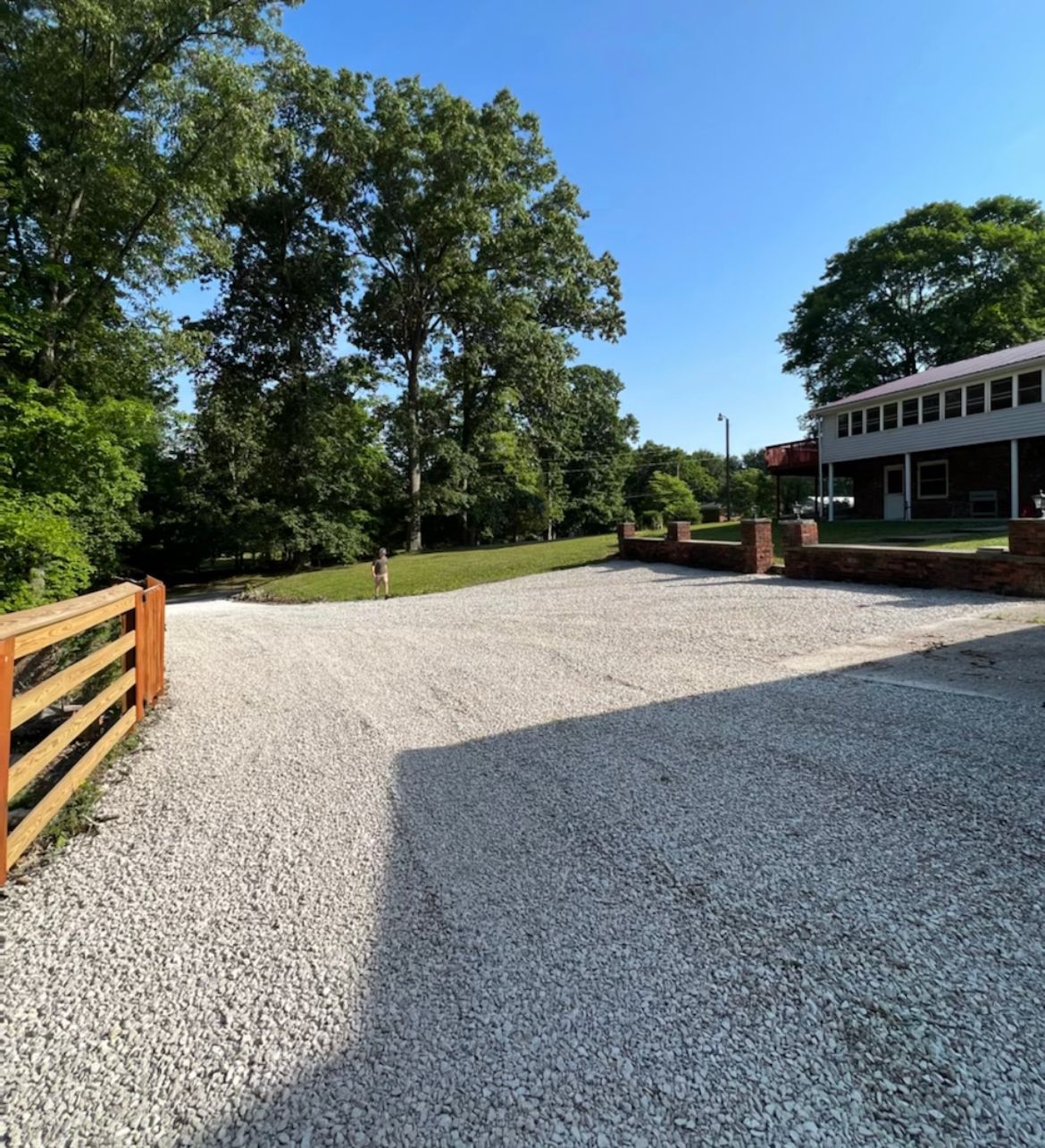 Land Cleared Driveway — Scottsburg, IN — Babbs Land Management LLC