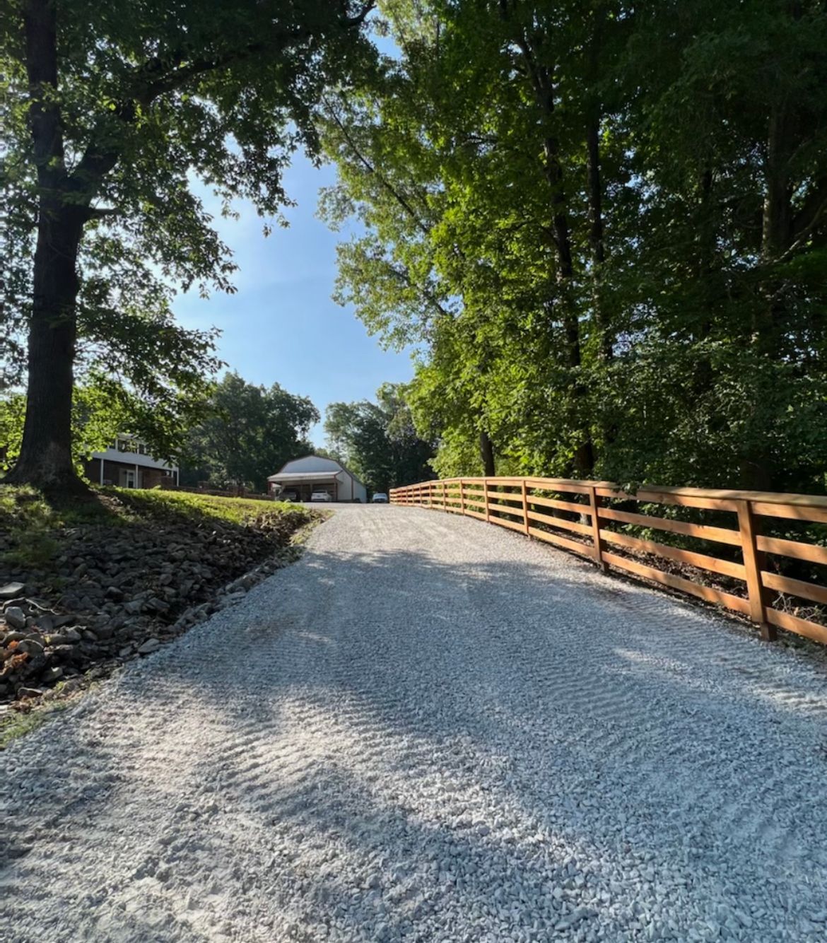 Beautiful Driveway — Scottsburg, IN — Babbs Land Management LLC