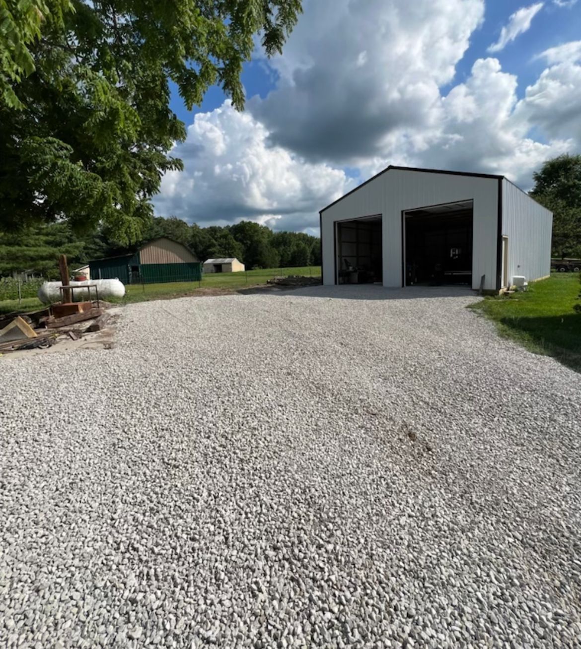 Driveway After Installation - Scottsburg, IN — Babbs Land Management LLC