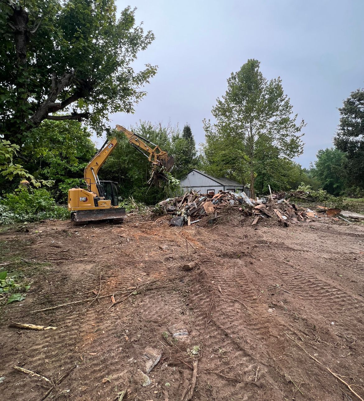 Before Installing Excavation — Scottsburg, IN — Babbs Land Management LLC