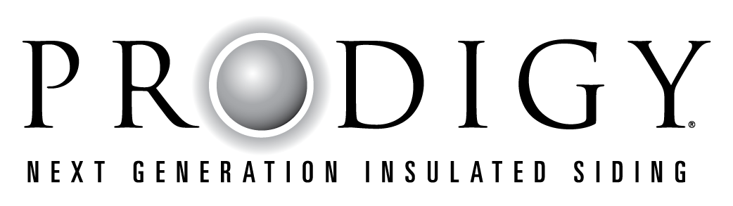 Prodigy logo with a sphere in the middle of the word and the tagline