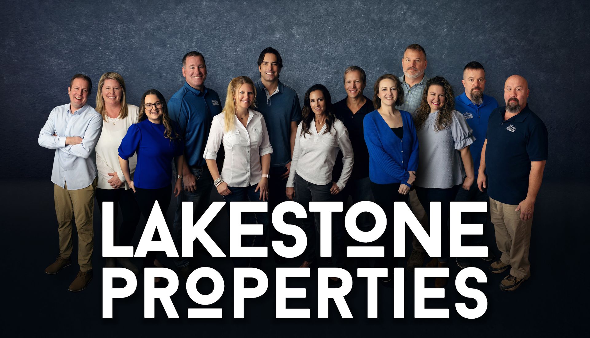 group photo of the team at lakestone properties
