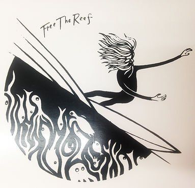 Save Reef Sticker — Geelong, VIC — Geelong Screenprinting