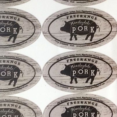 Food Sticker — Geelong, VIC — Geelong Screenprinting
