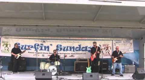 bands playing at Surfin' Sundays  at the pier