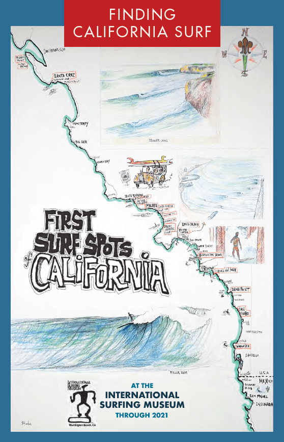 Finding California Surf exhibit at the HB International Surfing Museum
