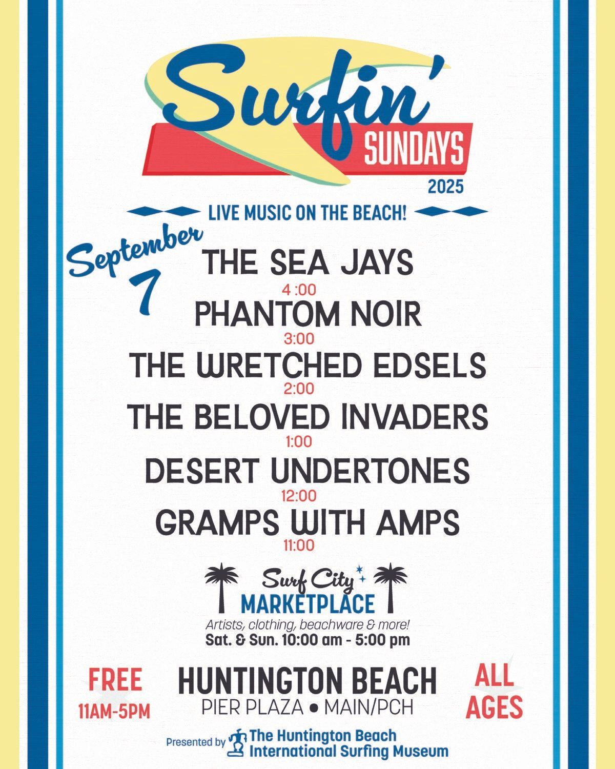 Surfin' Sundays at the Int. Surfing Museum in Huntington Beach Surfin' Sundays at the Int. Surfing Museum in Huntington Beach