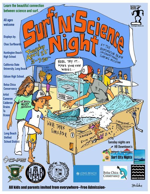 Surf 'N' Science Night at HB Intl Surfing Museum