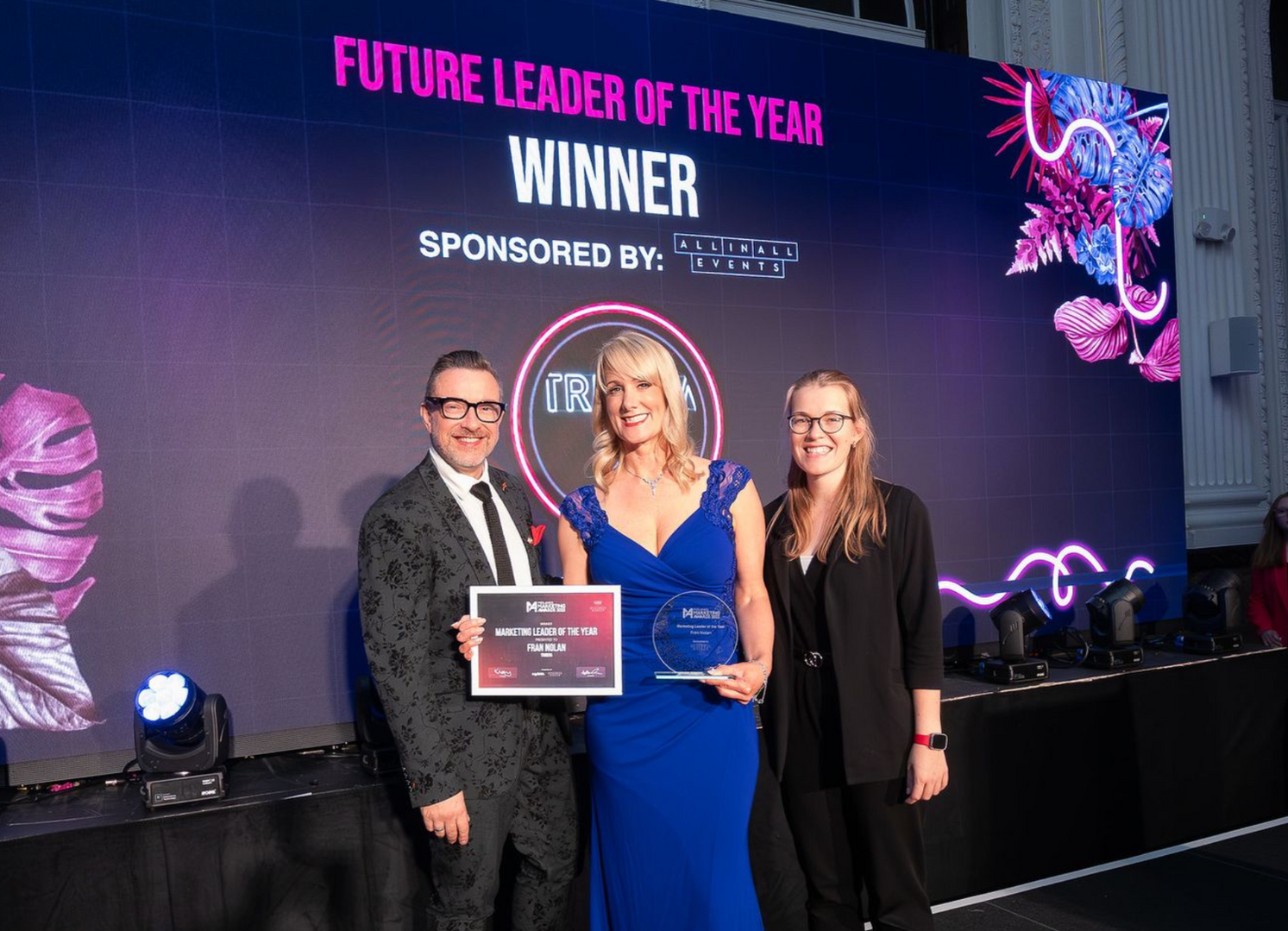 Tribera’s Fran Nolan wins Marketing Leader of the Year at the Midlands Marketing Awards 2025.