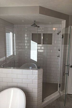 Frameless glass shower door - Shower Doors in Junction City, KS