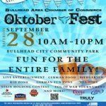 The oktoberfest is being held on september 28th at bullhead city community park.
