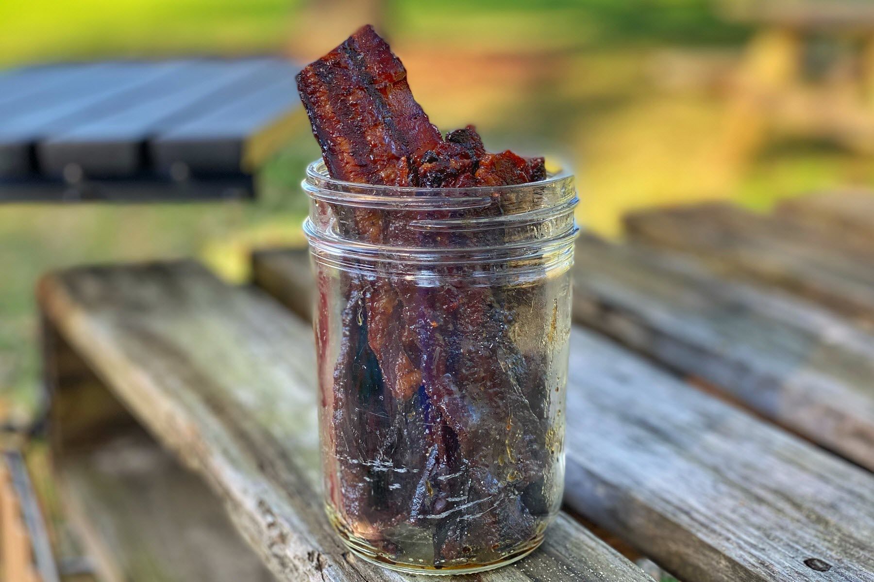 Apple Bourbon Bacon Candy