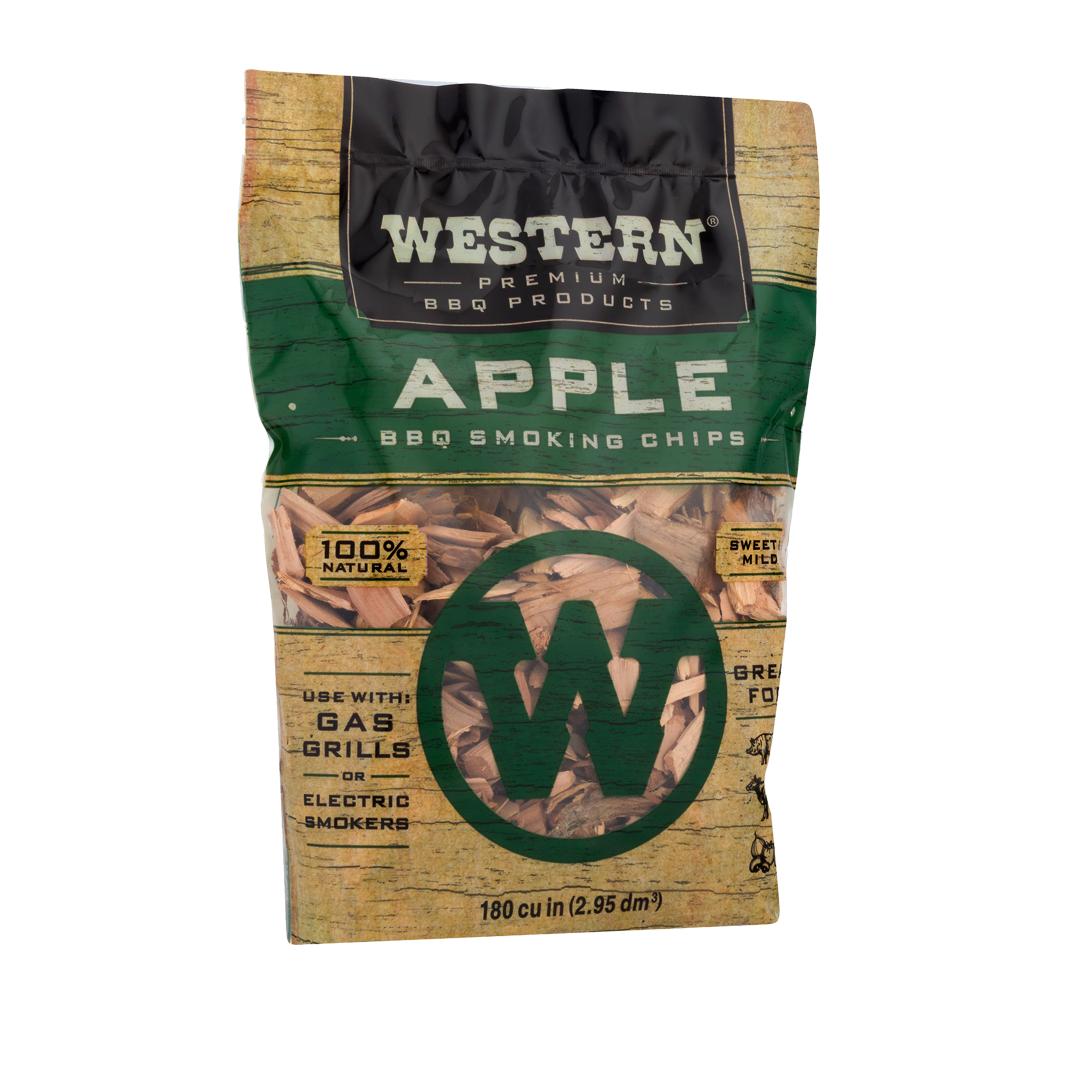 Bag of Western Premium Apple BBQ Smoking Chips