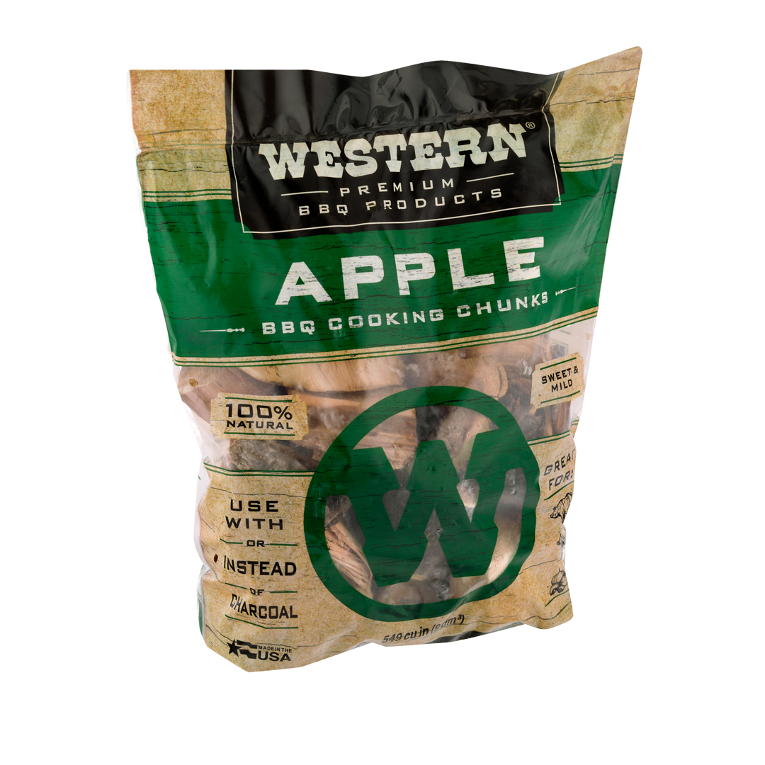 Bag of Western Premium Apple BBQ Smoking Chunks