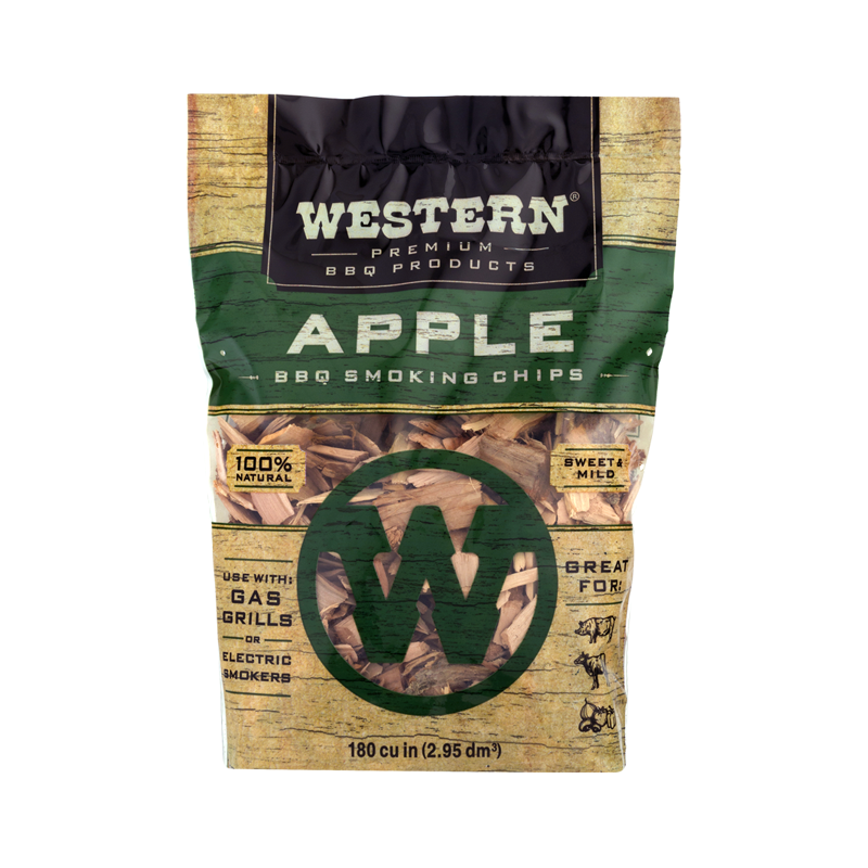 Western Premium BBQ Products Bag of Apple BBQ Smoking Chips