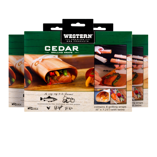 Velata Smoked Cedar Grilling Wraps 