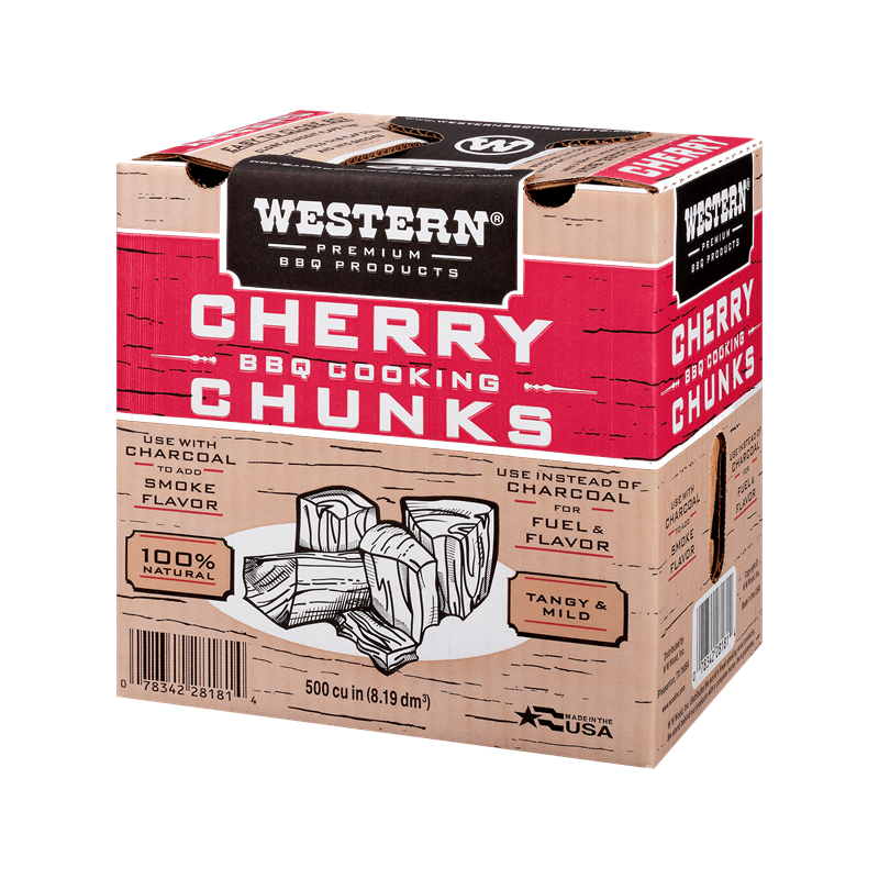 Box of Western Cherry BBQ Cooking Chunks