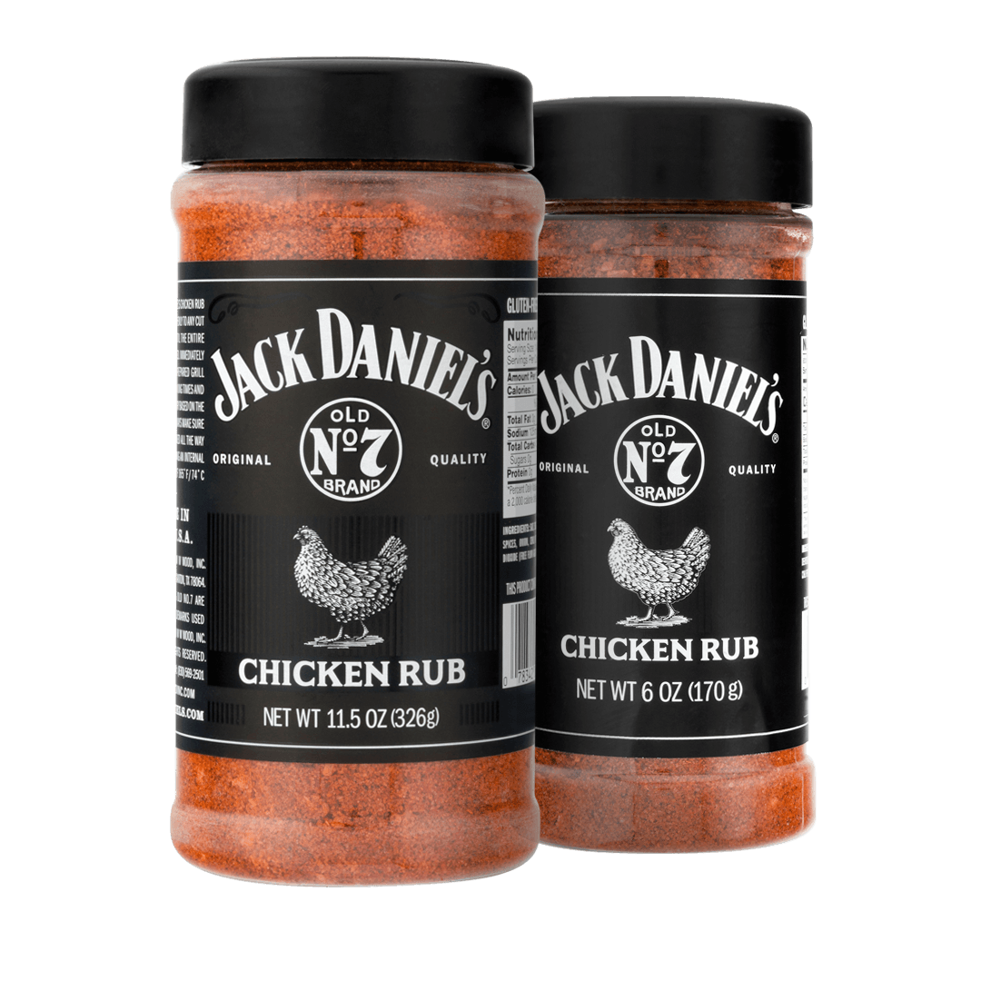 2 bottles of Jack Daniel’s® Chicken Rub