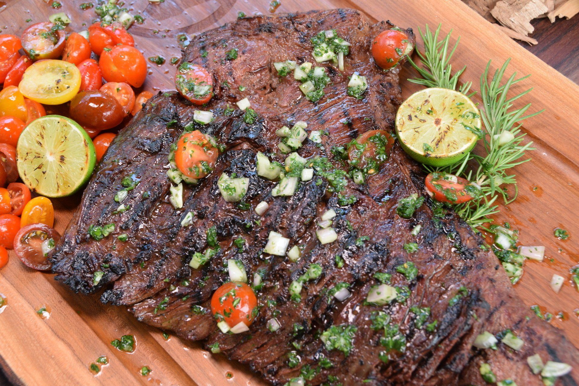 Balsamic Soy Marinated Hanger Steak Recipe Western Bbq