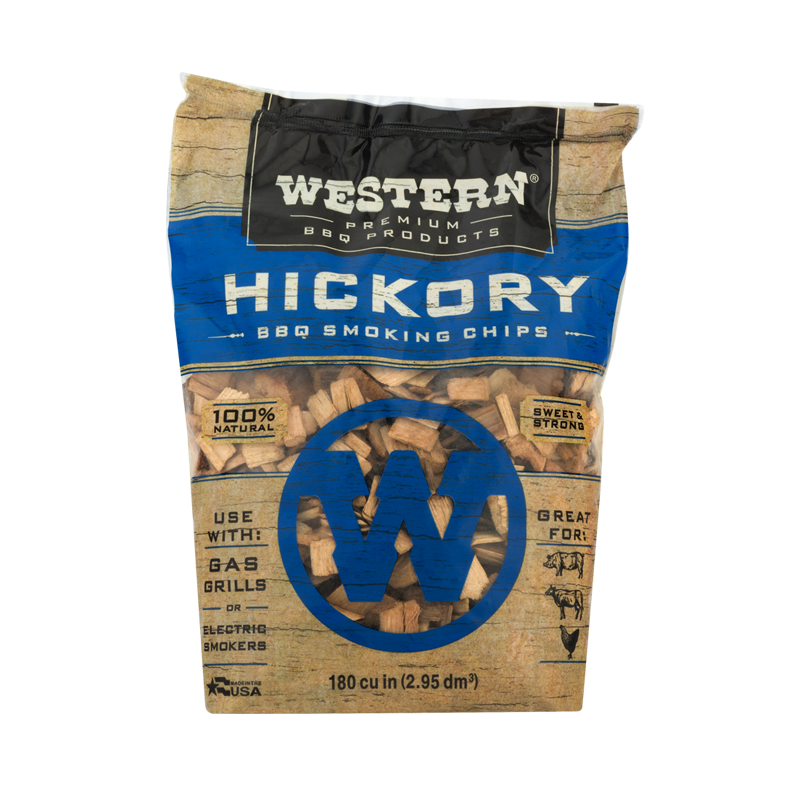 Western Premium BBQ Products Bag of Hickory BBQ Smoking Chips