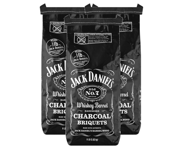 Jack Daniels Whiskey Barrel Charcoal Briquets