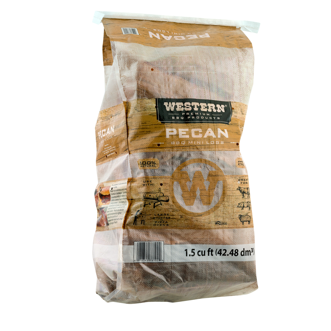 Bag of Western Premium Pecan BBQ Mini Logs