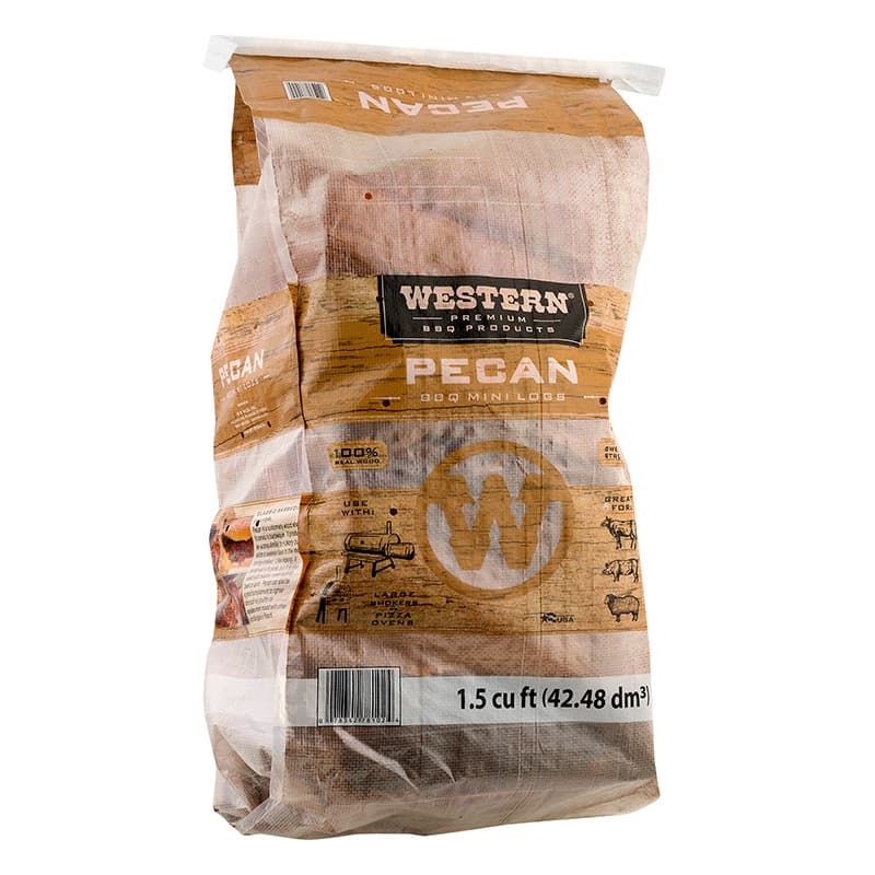 Bag of Western Premium Pecan BBQ Mini Logs